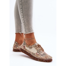 Zapatos Mujer Estampados Maciejka 06347-04 Beige 6