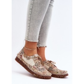 Zapatos Mujer Estampados Maciejka 06347-04 Beige 2