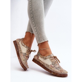 Zapatos Mujer Estampados Maciejka 06347-04 Beige 7