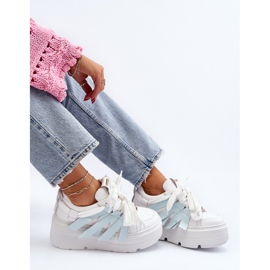 Zazoo 2F-7033 Zapatillas con plataforma enorme, azul 2 Zazoo 2F-7033 Zapatillas con plataforma enorme, azul 2