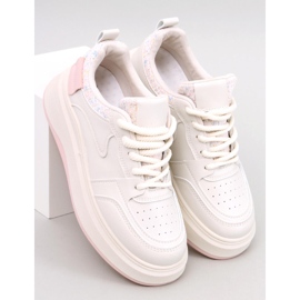 Deportivas mujer Motimes Beige Rosa pastel 5