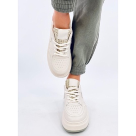 Deportivas mujer Motimes Beige Verde pastel 1