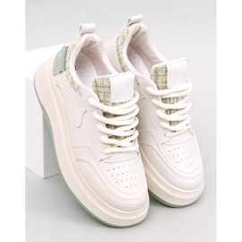 Deportivas mujer Motimes Beige Verde pastel 5