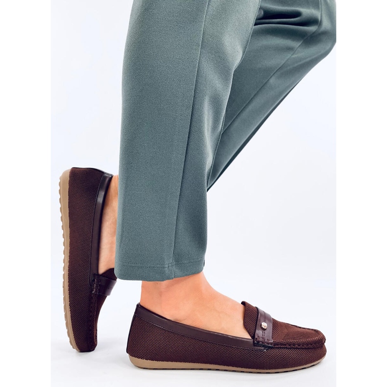 Mocasines suaves de mujer Yuriko Marrone marrón 2