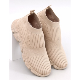 Deportivas dardos calcetín beige 5