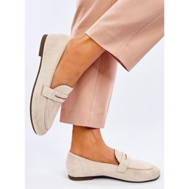 Mocasines de mujer Nair Beige 4