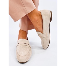 Mocasines de mujer Nair Beige 3