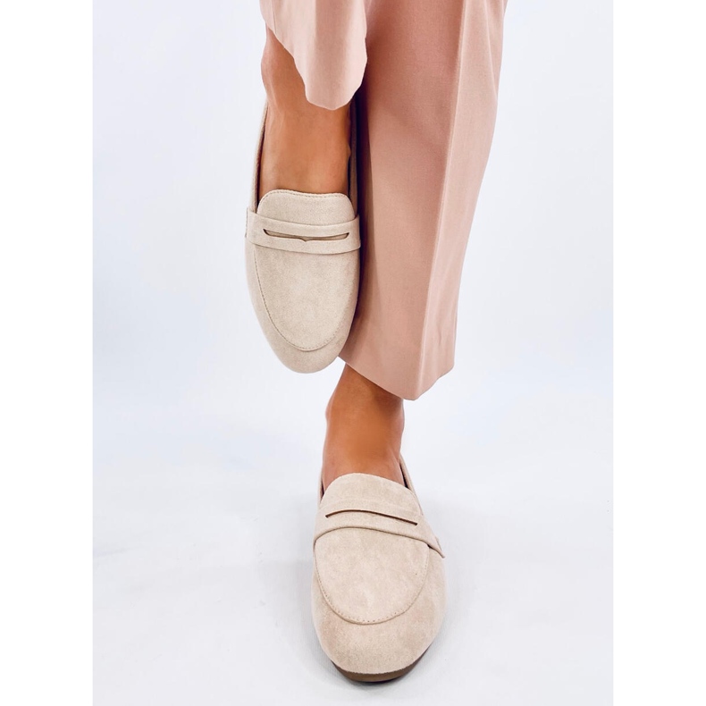 Mocasines de mujer Nair Beige 1