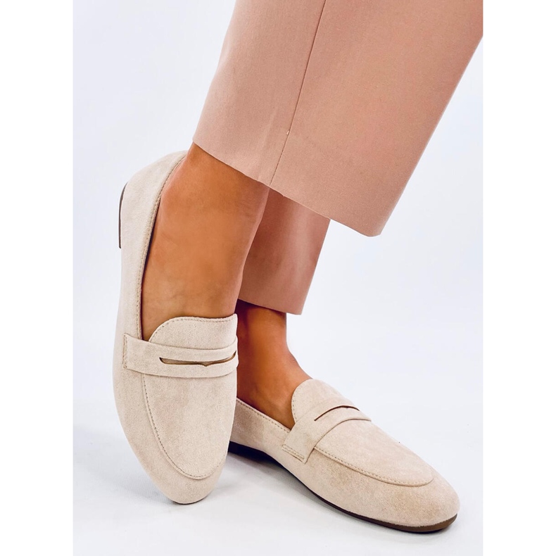 Mocasines de mujer Nair Beige 2