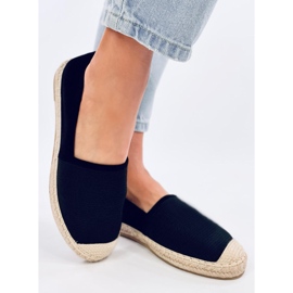 Alpargatas de lona de mujer Haydon Negro 2