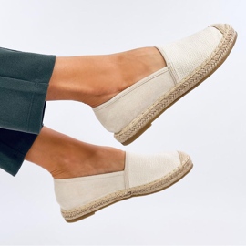 Alpargatas de lona mujer Haydon Beige 4
