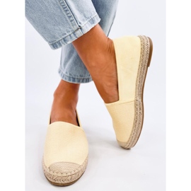 Alpargatas de lona de mujer Haydon Amarillo 1