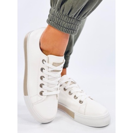 Zapatillas de mujer Rounds Blanco Oro 2 Zapatillas de mujer Rounds Blanco Oro 2