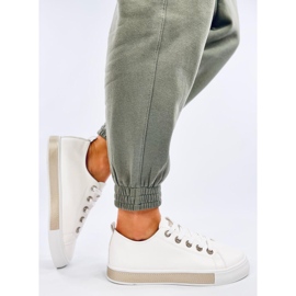 Zapatillas de mujer Rounds Blanco Oro 4