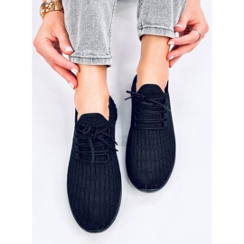 Zapatillas estilo calcetín Barkes Allblack negro 4