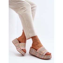 Chanclas de Cuña Mujer Blanco Vanarila 9