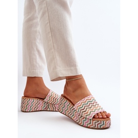 Chanclas de Cuña Mujer Blanco Vanarila 7