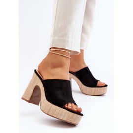 Zapatillas de Mujer con Tacón Alto, Negro, Siobhan 3