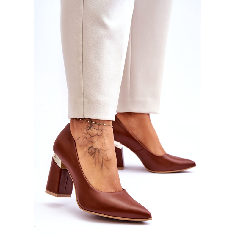 Lewski Shoes Zapatos De Salón De Piel Lewski 3117 Marrón 1