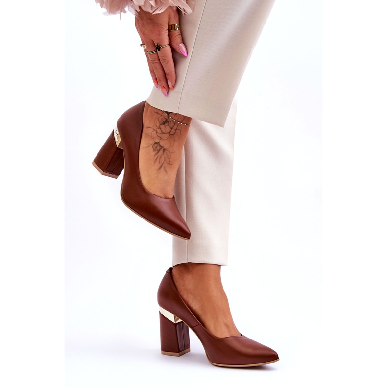 Lewski Shoes Zapatos De Salón De Piel Lewski 3117 Marrón 2