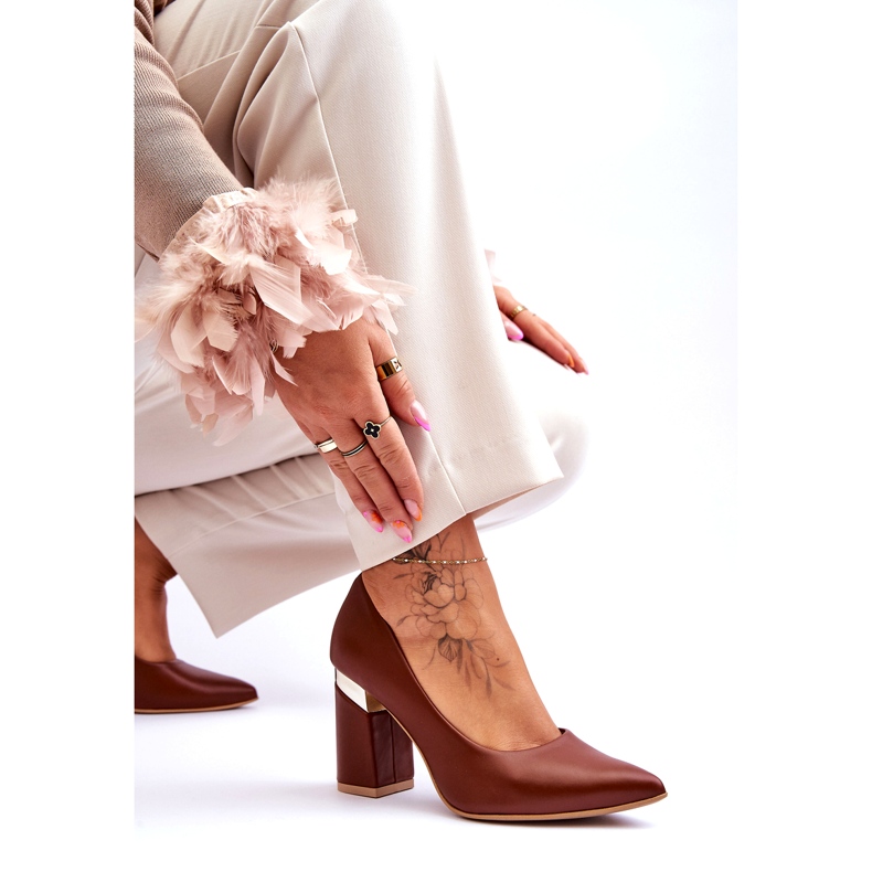 Lewski Shoes Zapatos De Salón De Piel Lewski 3117 Marrón 3