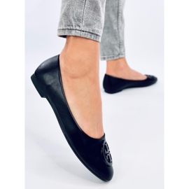 Elegantes bailarinas Irvina Black negro 2