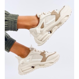 Deportivas mujer Lancasi Beige Caqui 4