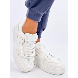 Clavell Zapatillas blancas de suela alta blanco 3