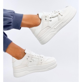 Clavell Zapatillas blancas de suela alta blanco 5