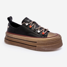 Zapatillas Mujer Plataforma GOE NN2N4053 Negro 2