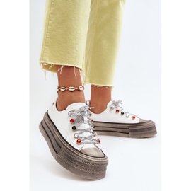 Zapatillas Mujer Plataforma GOE NN2N4054 Blanco 7