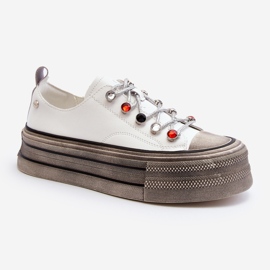 Zapatillas Mujer Plataforma GOE NN2N4054 Blanco 5