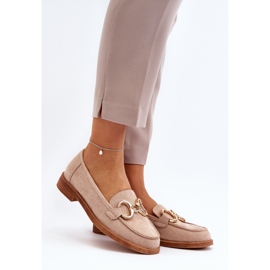 Vinceza Mocasines Mujer Ante Con Adorno Beige Echonesa 2 Vinceza Mocasines Mujer Ante Con Adorno Beige Echonesa 2
