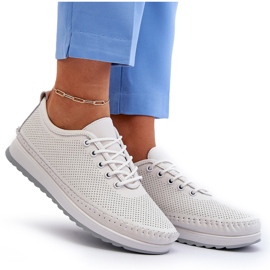 Vinceza Zapatillas Deportivas Mujer Piel Zapatillas Blanco Lalnai 10
