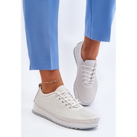 Vinceza Zapatillas Deportivas Mujer Piel Zapatillas Blanco Lalnai 5