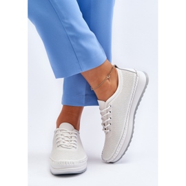Vinceza Zapatillas Deportivas Mujer Piel Zapatillas Blanco Lalnai 7