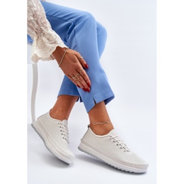 Vinceza Zapatillas Deportivas Mujer Piel Zapatillas Blanco Lalnai 9
