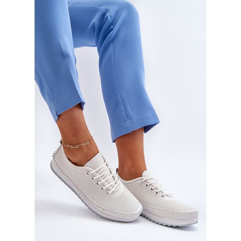 Vinceza Zapatillas Deportivas Mujer Piel Zapatillas Blanco Lalnai 1