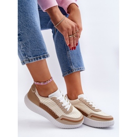 Zapatillas Mujer Plataforma Beige Redala 1