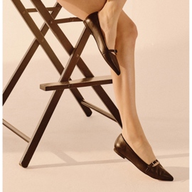 Marco Shoes las bailarinas de helen negro 7