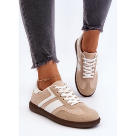 Zapatillas Bajas Mujer Zapatillas Deportivas Beige Eudiopis 6