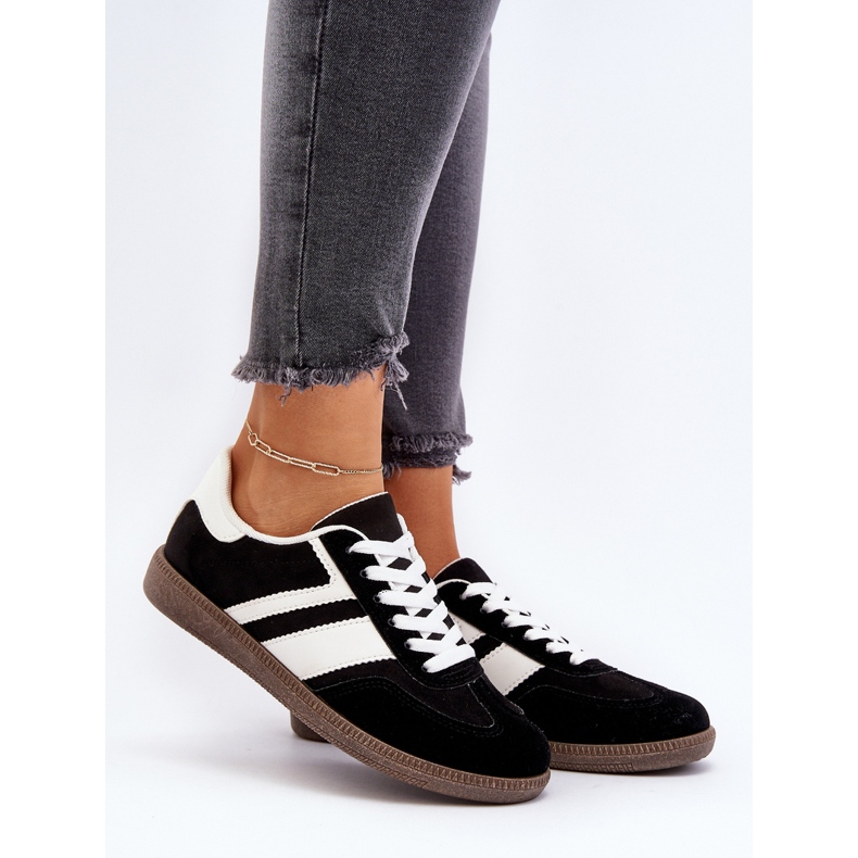 Zapatillas Bajas Mujer Zapatillas Deportivas Negro Eudiopis 2