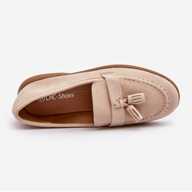 Mocasines Mujer Ante Beige Dansitu 9
