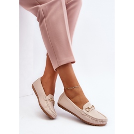 Mocasines Clásicos De Mujer Con Adorno Beige Ainslee 7
