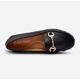 Mocasines Clásicos De Mujer En Piel Ecológica Negro Demese 7