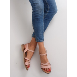 Sandalias con delicadas rayas S55 rosa rosado 3