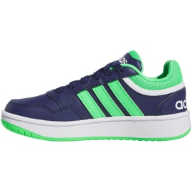Zapatillas Adidas Hoops 3.0 Jr IG3829 verde 2