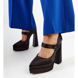 Zapatos de tacón Mikea negros 2
