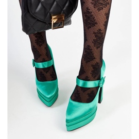 Zapatos de tacón verdes de Mikea 3