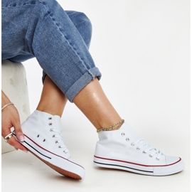 Zapatillas altas Eliska blancas blanco 1